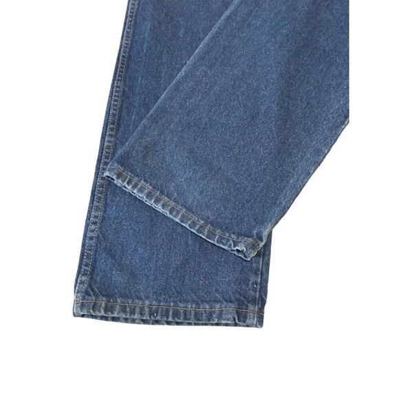 Red Kap Mens 40x30 Blue Denim Jeans Classic‎ Fit 100% Cotton Durable Workwear - Picture 3 of 6